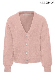 ONLY KIDS Pink Cosy Fluffy Cardigan (L07266) | €26