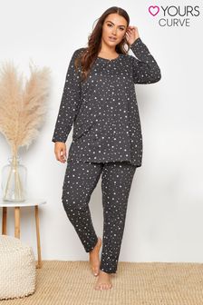 Yours Long Sleeved Mini Star Pyjama Set