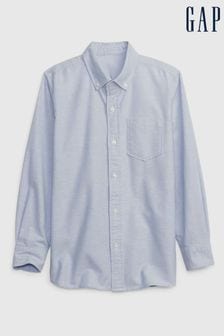 Gap Blue Organic Cotton Long Sleeve Oxford Shirt (4-13yrs) (L15391) | 31 €