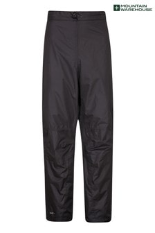 Mountain Warehouse Black Spray Mens Waterproof Trousers - Short Length (L16496) | AED155