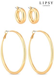 Lipsy Jewellery Hoop Earrings - Pack Of 2