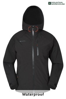 Mountain Warehouse Black Bachill Mens Waterproof Jacket (L17391) | $127