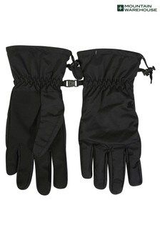 Mountain Warehouse Black Classic Waterproof Mens Gloves (L17608) | $30
