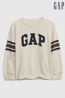 Gap Beige Organic Cotton Logo T-Shirt (L17642) | €15.50
