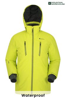 Mountain Warehouse Lime Green Galaxy Mens Ski Jacket (L18036) | ₪ 567