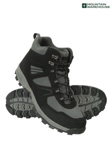 Black - Mountain Warehouse Mcleod Mens Walking Boots (L18257) | KRW49,000