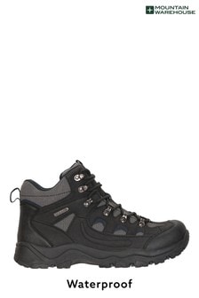 Mountain Warehouse Black Adventurer Mens Waterproof Walking Boots (L18263) | $76