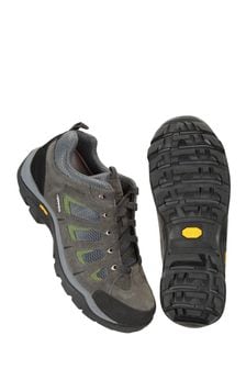 Mountain Warehouse Grey Field Mens Waterproof Wide-Fit Vibram Shoes (L18265) | 123 €