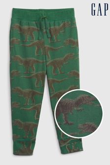 Gap Green Dinosaur Organic Cotton Mix and Match Pull-On Joggers (L18342) | 13 €