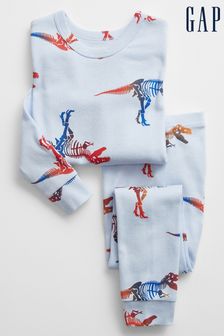 Gap Blue Organic Cotton Dino Print Pyjamas (L18379) | 21 €