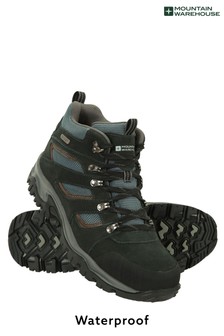Mountain Warehouse Black Voyage Mens Waterproof Walking Boots (L18397) | 110 €