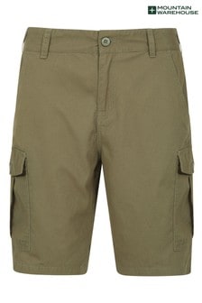 Mountain Warehouse Khaki Green Lakeside Mens Cargo Shorts (L18416) | €30