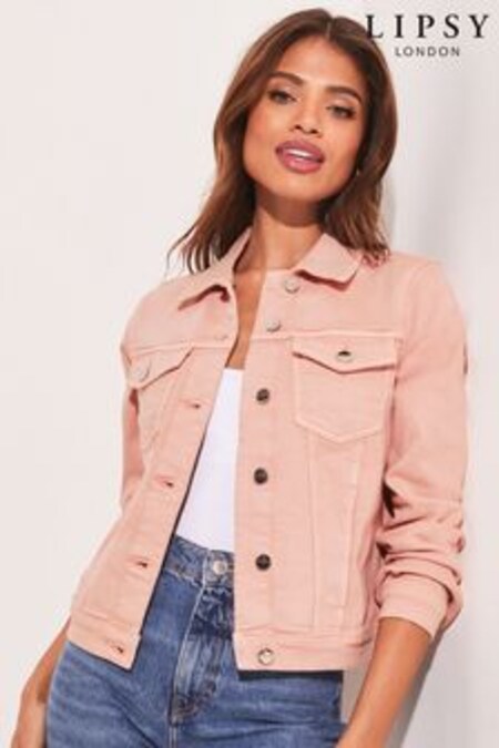 Rose - Lipsy Jean Veste ajustée classique (L19266) | €35