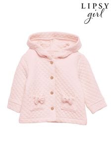 Lipsy Pink Quilted Jacket (0-6yrs) (L19271) | INR 0