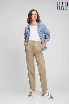 Gap Beige High Waisted Girlfriend Trousers (L19526) | €20.50