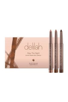 delilah Stay The Night Smooth Shadow Stick Trio Gift Set (Worth £69) (L20641) | €48