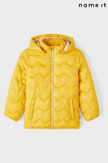 Name It Yellow Girls Hooded Padded Jacket (L24950) | €30