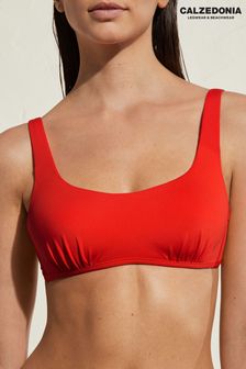 Calzedonia Red Padded Indonesia Crop Bikini Top (L26414) | €9.50