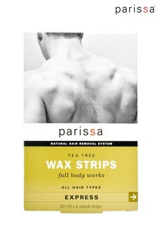 Parissa Men's Wax Strips Full Body 20 (10 x 2 Sided) Strips (L27297) | €11.50
