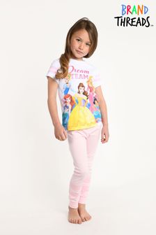 Brand Threads Pink Disney Princesses Girls Pyjamas (L29880) | 18 €