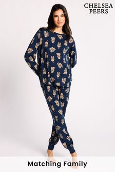 Chelsea Peers Blue Cockapoo Eco Classic Pyjama Set (L35573) | ₪ 142