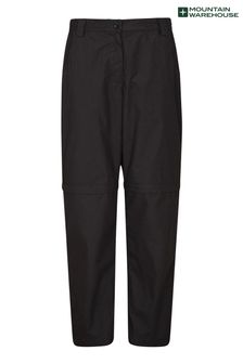 Mountain Warehouse Black Quest Womens Zip-Off Trousers - Short Length (L61536) | €21.50