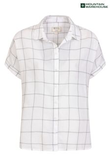 Mountain Warehouse White Palm Womens Relaxed Check Shirt (L62650) | ₪ 109