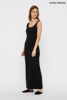 VERO MODA Black Sleeveless Jersey Maxi Dress (L64535) | ₪ 61