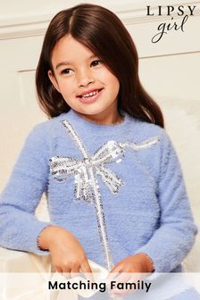 Lipsy Blue Mini Knitted Christmas Jumper (L69850) | €15 - €17