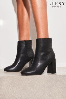 Lipsy Black Regular Fit Mid Block Heel Ankle Boot (L70151) | 38 €