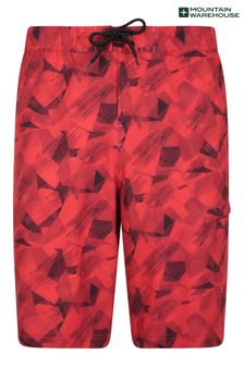 Mountain Warehouse Red Printed Mens Swim Shorts (L78056) | 29 €