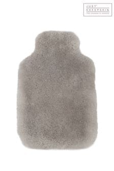 Just Sheepskin Grey Rebecca Sheepskin Hot Water Bottle (L82716) | $88