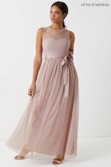 little mistress pink bridesmaid dresses