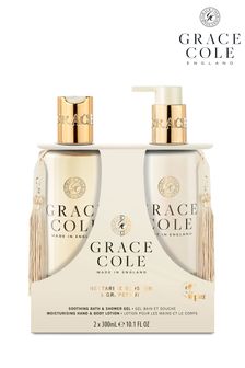 Grace Cole Nectarine Blossom & Grapefruit Body Care Duo 2x300ml (L97598) | €22.50
