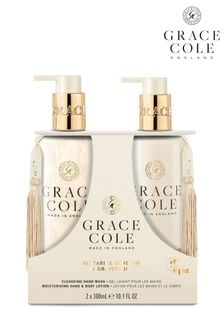 Grace Cole Nectarine Blossom & Grapefruit Hand Care Duo Set 2x300ml (L97599) | €22.50
