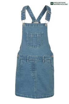 Mountain Warehouse Blue Kids Denim Dungaree Dress (L98307) | €30