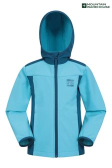 Mountain Warehouse Blue Steve Backshall Expedition Kids Softshell Jacket (L98317) | €82