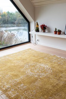 Louis de Poortere Spring Moss Yellow Fading World Rug (M00001) | SGD 582 - SGD 843
