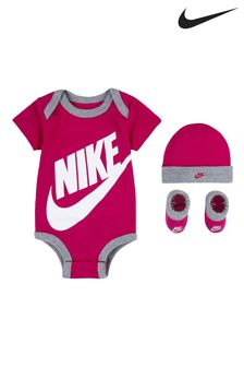 Nike Baby Pink Futura Babygrow Set (M00053) | €10.50