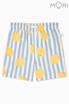 MORI Blue Recycled Fabric Sun Safe Board Shorts (M00348) | 109 QAR