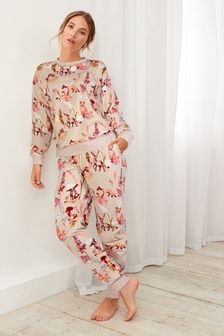 Neutral Woodland Print Gift Wrapped Supersoft Cosy Pyjamas (M00382) | 38 €