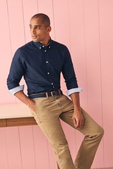 Crew Clothing Blue Crew Slim Oxford Shirt (M01491) | OMR31