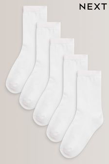 5 Pack Cotton Rich Cushioned Sole Ankle Socks