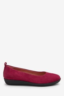 Red Suede Forever Comfort® With Motion Flex EVA Ballerina Shoes (M02217) | 22 €