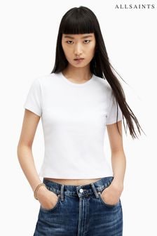 AllSaints White Stevie T-Shirt (M02937) | $55