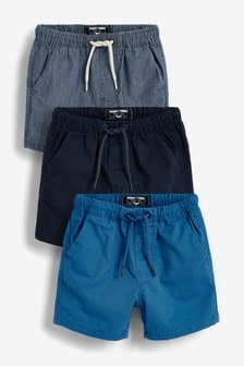 Lot de 3 shorts à taille élastique (3 mois - 7 ans)