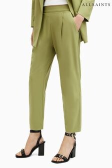 AllSaints Green Aleida Tri Trousers (M03446) | $170