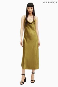 AllSaints Green Hadley Jacquard Dress (M03484) | SGD 308