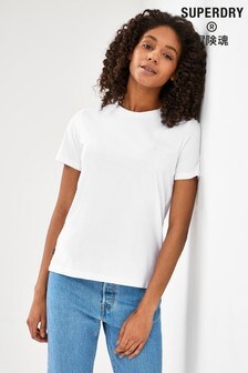 T-shirt Superdry Label classique orange