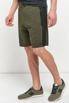 Jersey Shorts With Zip Pockets